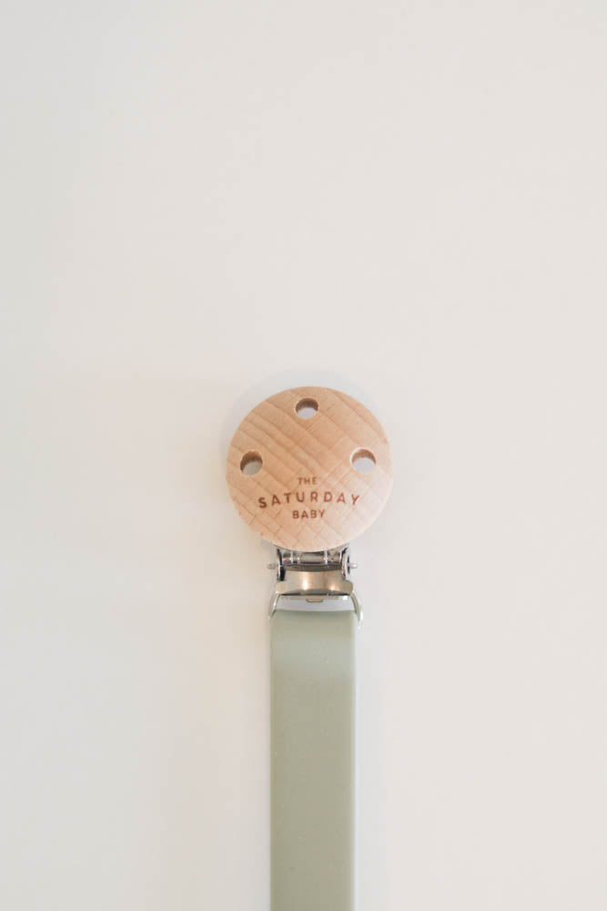 Sage Pacifier Clip
