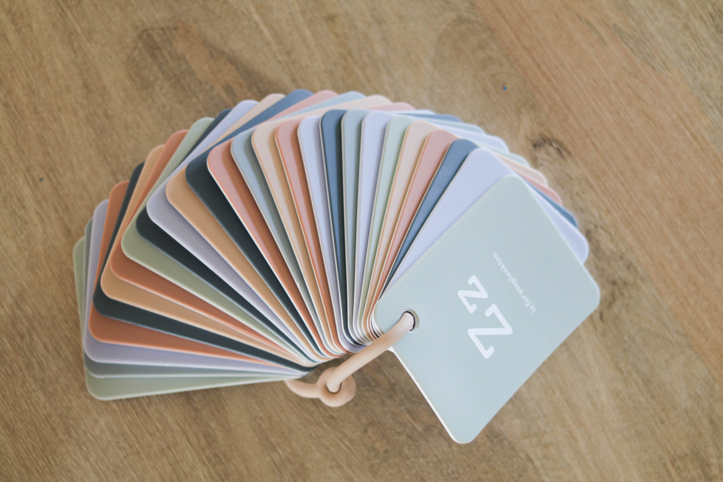 Silicone ABC Flashcards