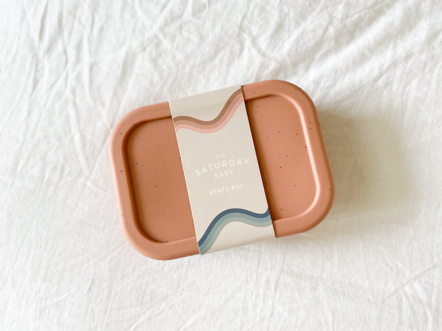 Silicone Bento Box Coral Speckled