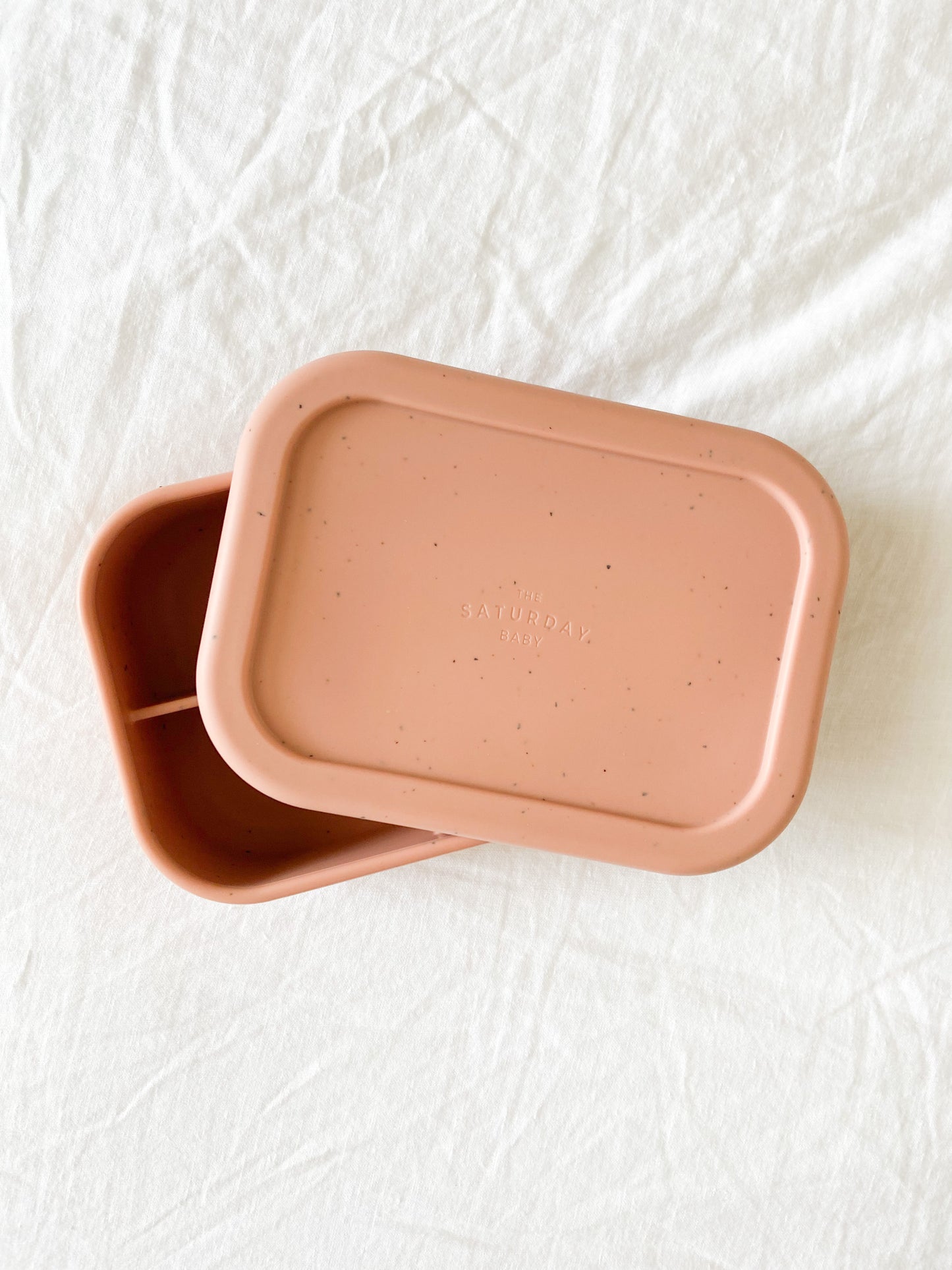 Silicone Bento Box Coral Speckled