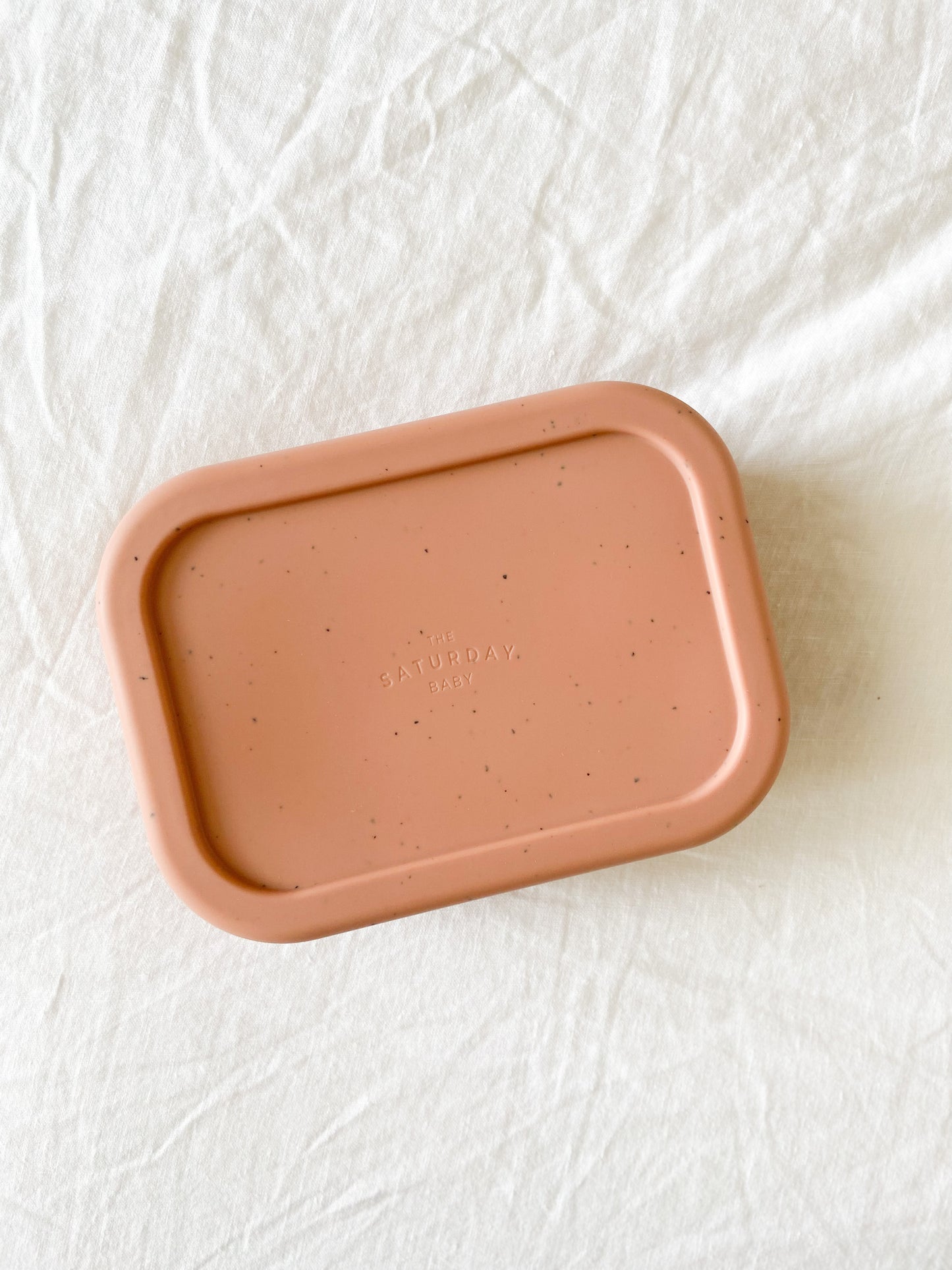 Silicone Bento Box Coral Speckled