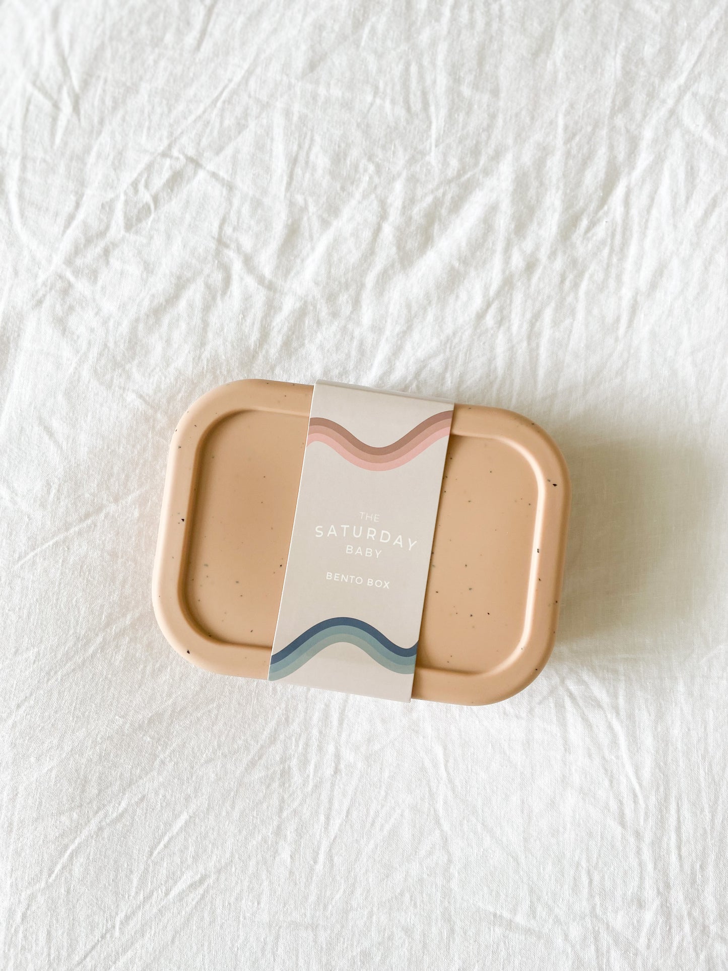Silicone Bento Box Sand Speckled
