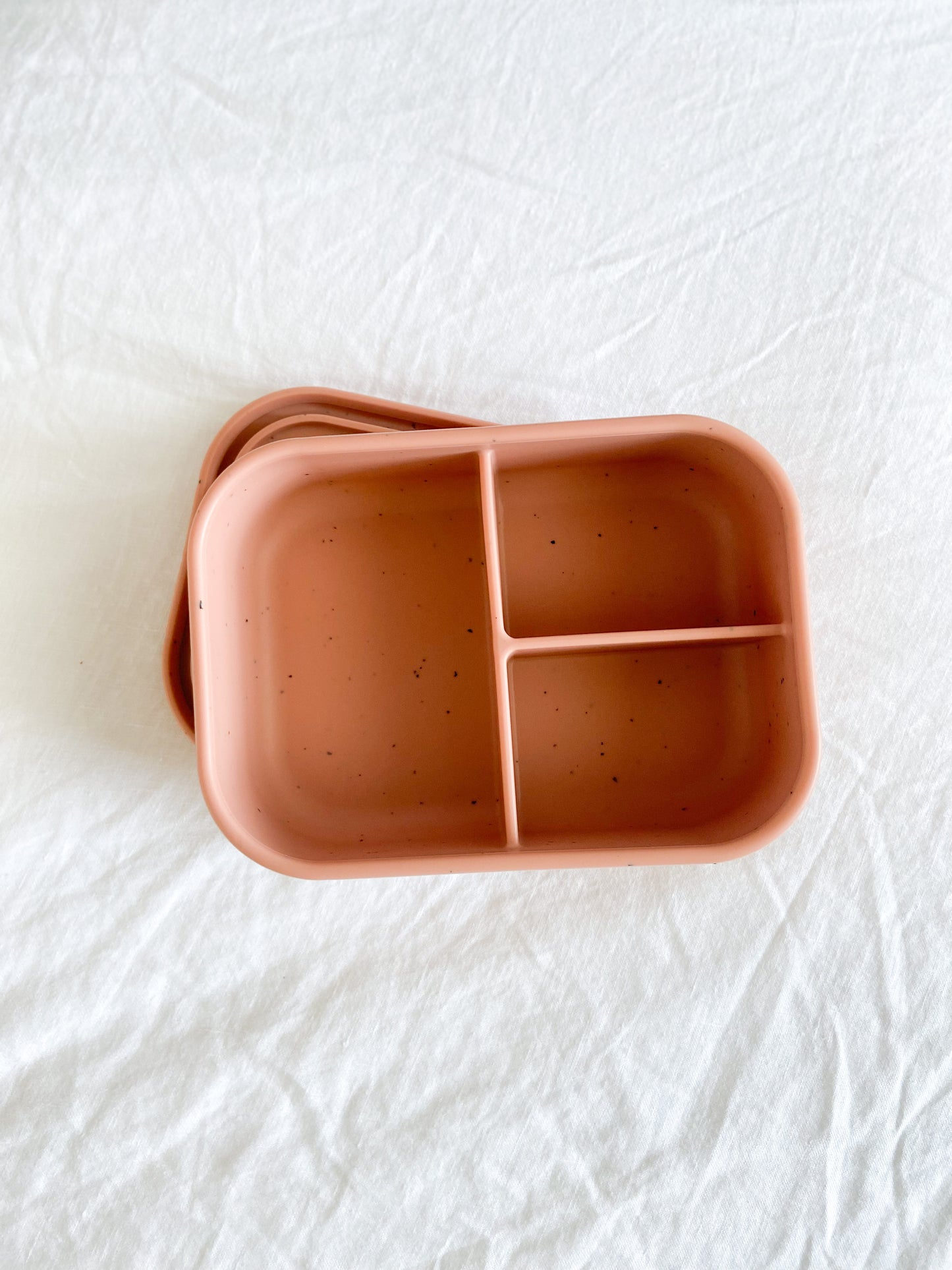 Silicone Bento Box Coral Speckled