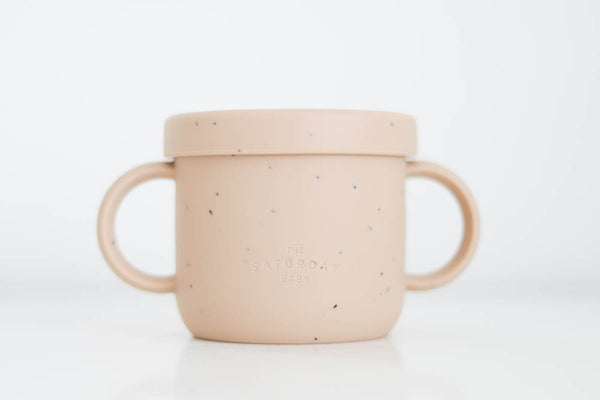 Sand Speckled Snack Cup – The Saturday Baby